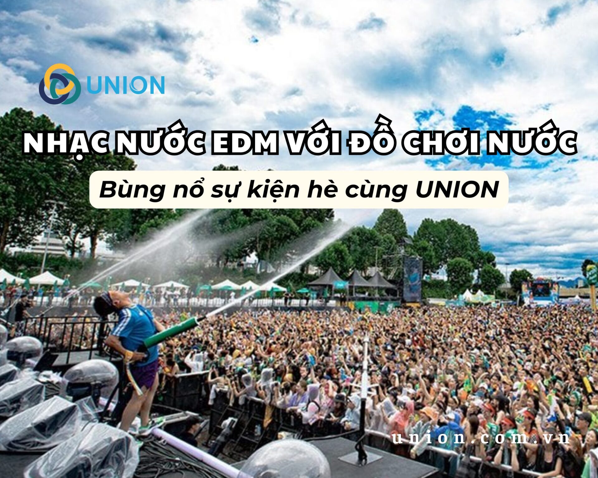 Nhạc nước EDM với đồ chơi nước cực khủng – Bùng nổ sự kiện hè 2025