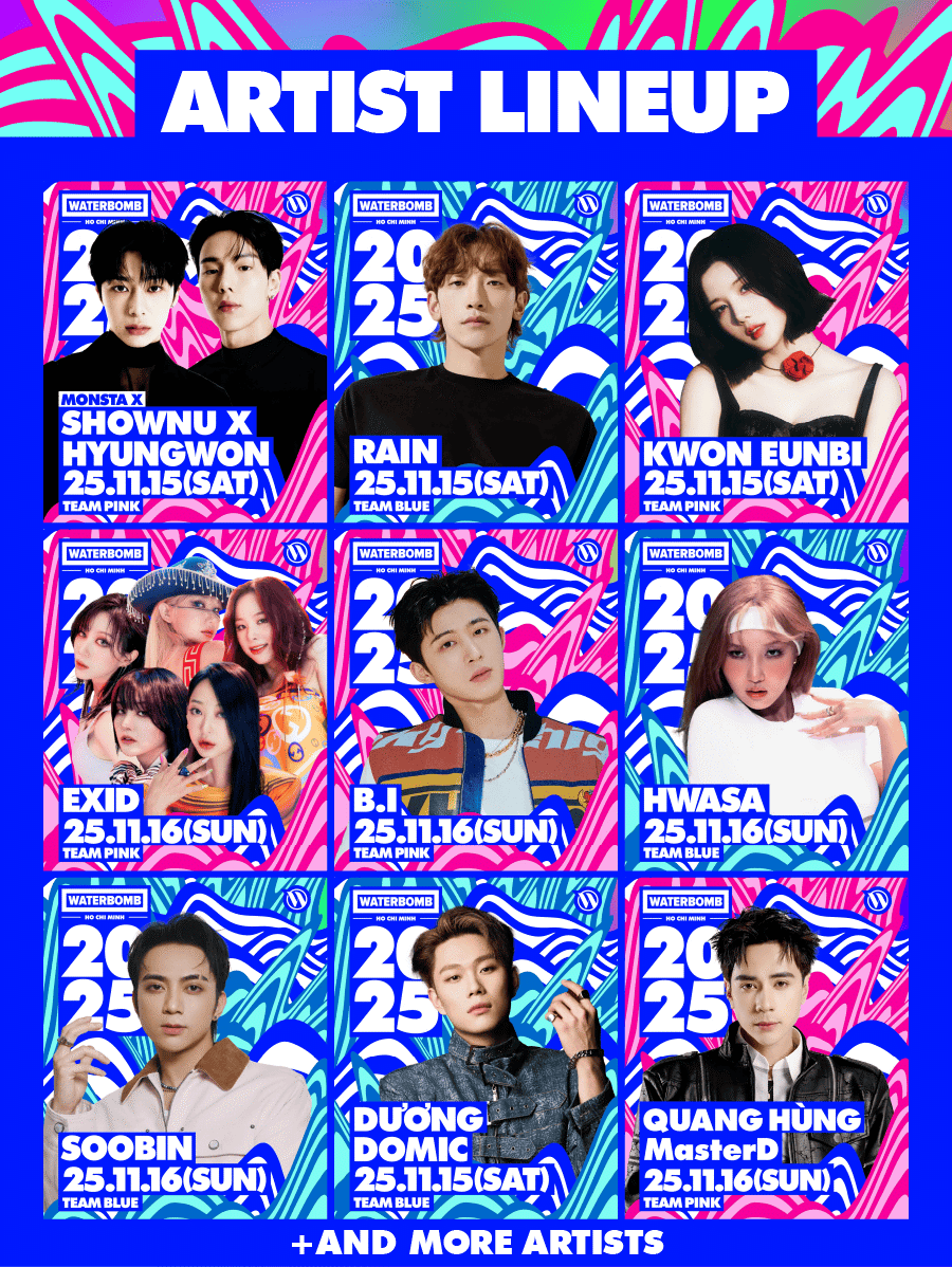 Chỉ từ 899k, giới trẻ Sài Gòn đã có thể chính thức QUẨY bung nóc tại WATERBOMB 2025 - UNION Dàn line-up cực khủng hứa hẹn đốt cháy WATERBOMB 2025