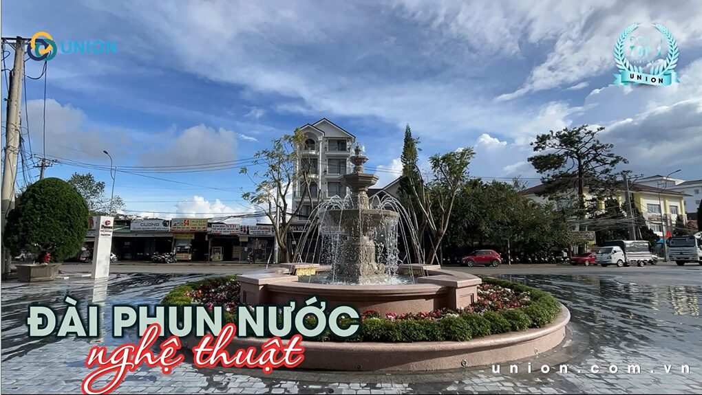 Đài phun nước nghệ thuật nâng tầm không gian khách sạn Hoàng Đế - Không gian châu Âu giữa lòng Đà Lạt