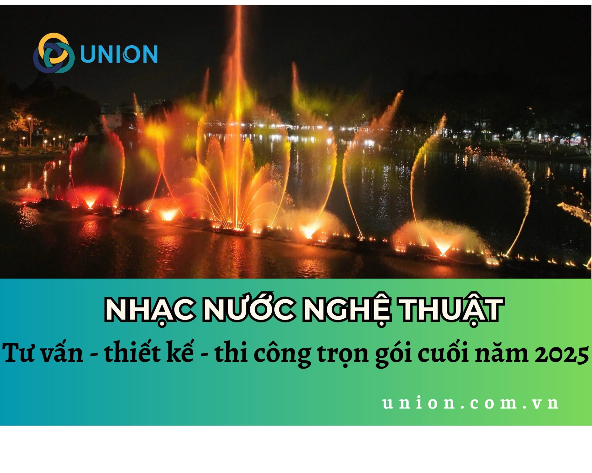 Nhạc nước nghệ thuật - Top #1 đơn vị Tư vấn - Thiết kế - Thi công cuối năm 2025!