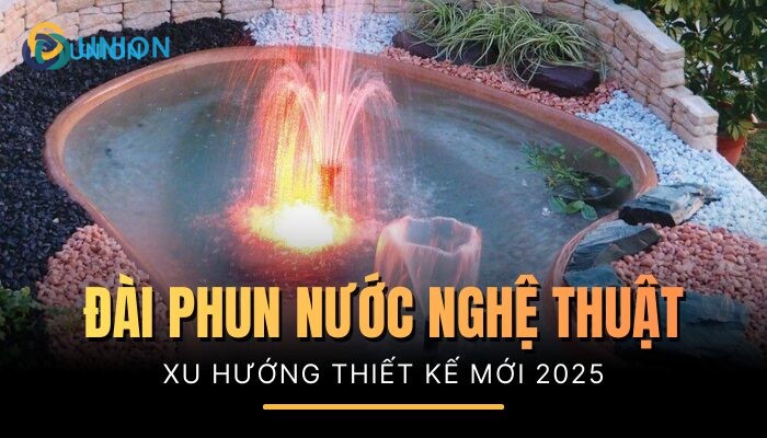TOP mẫu đài phun nước hồ cá đẹp 2025| Xu hướng thiết kế mới
