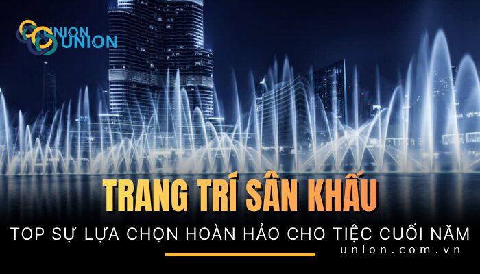 TOP sự lựa chọn trang trí sân khấu hoàn hảo cho bữa tiệc cuối năm 2025