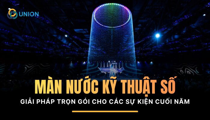 Màn nước kỹ thuật số dùng trong countdown, hội nghị, sự kiện doanh nghiệp