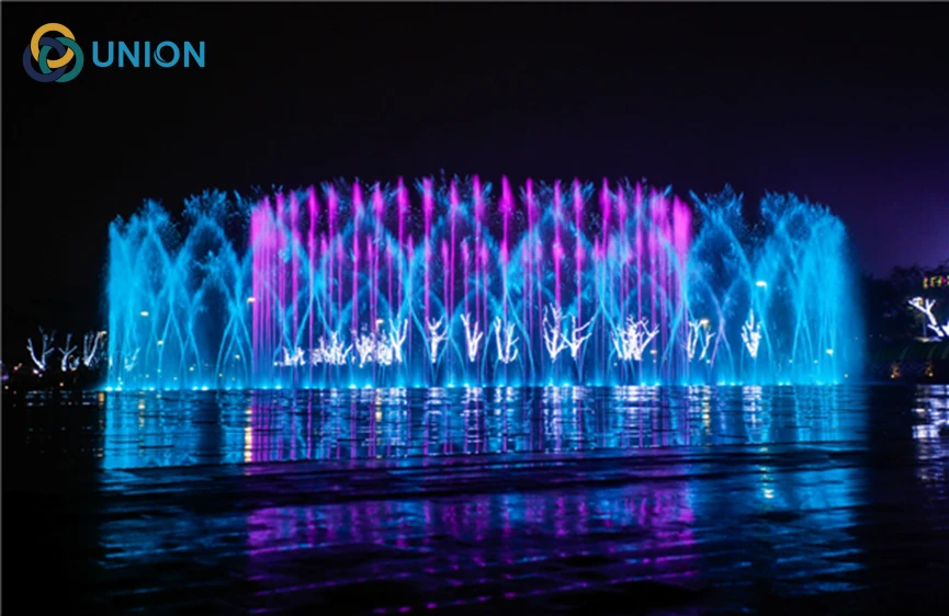 Nhạc nước nghệ thuật đón đầu xu thế phát triển của ngành giải trí - UNION Hệ thống vòi phun và hiệu ứng nước đa dạng