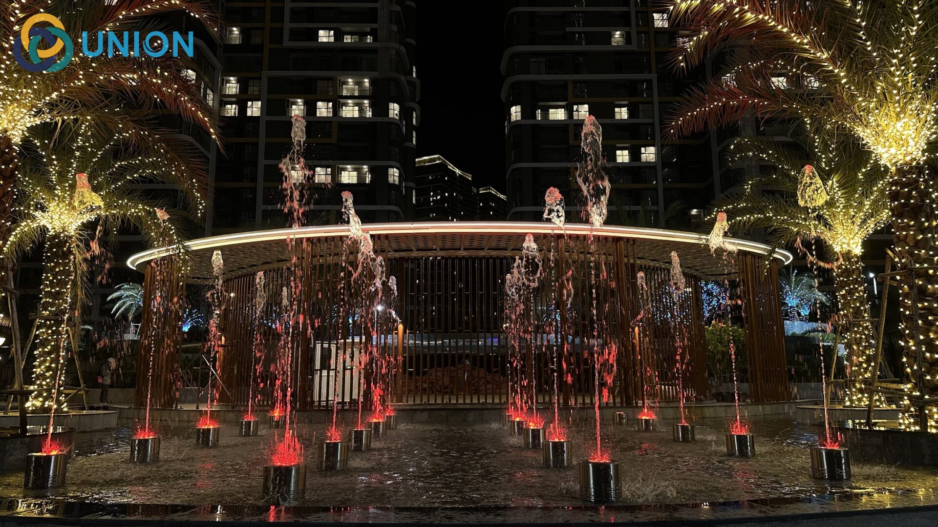 Sàn nhạc nước - Điểm nhấn dự án cảnh quan hiện đại Vinhomes Quận 9 - UNION Thông tin triển khai dự án sàn nhạc nước Vinhomes Quận 9