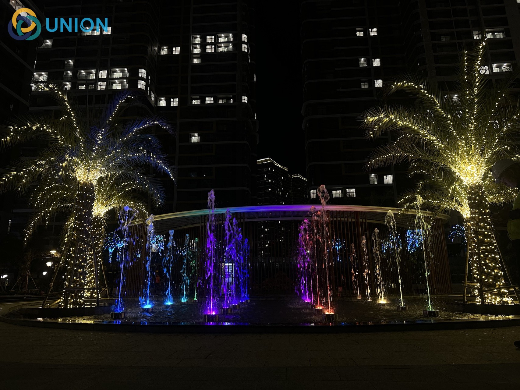 Sàn nhạc nước - Điểm nhấn dự án cảnh quan hiện đại Vinhomes Quận 9 - UNION Định hướng khai thác lâu dài và khả năng nâng cấp hệ thống