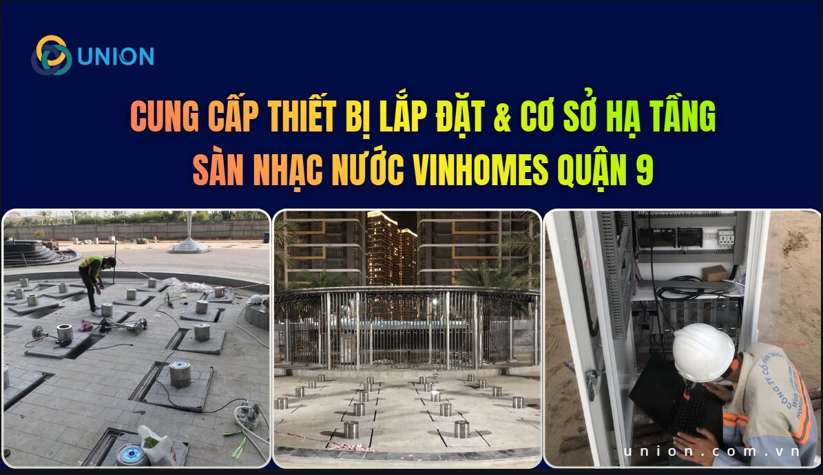 Quy mô thiết bị lắp đặt sàn nhạc nước vinhomes quận 9