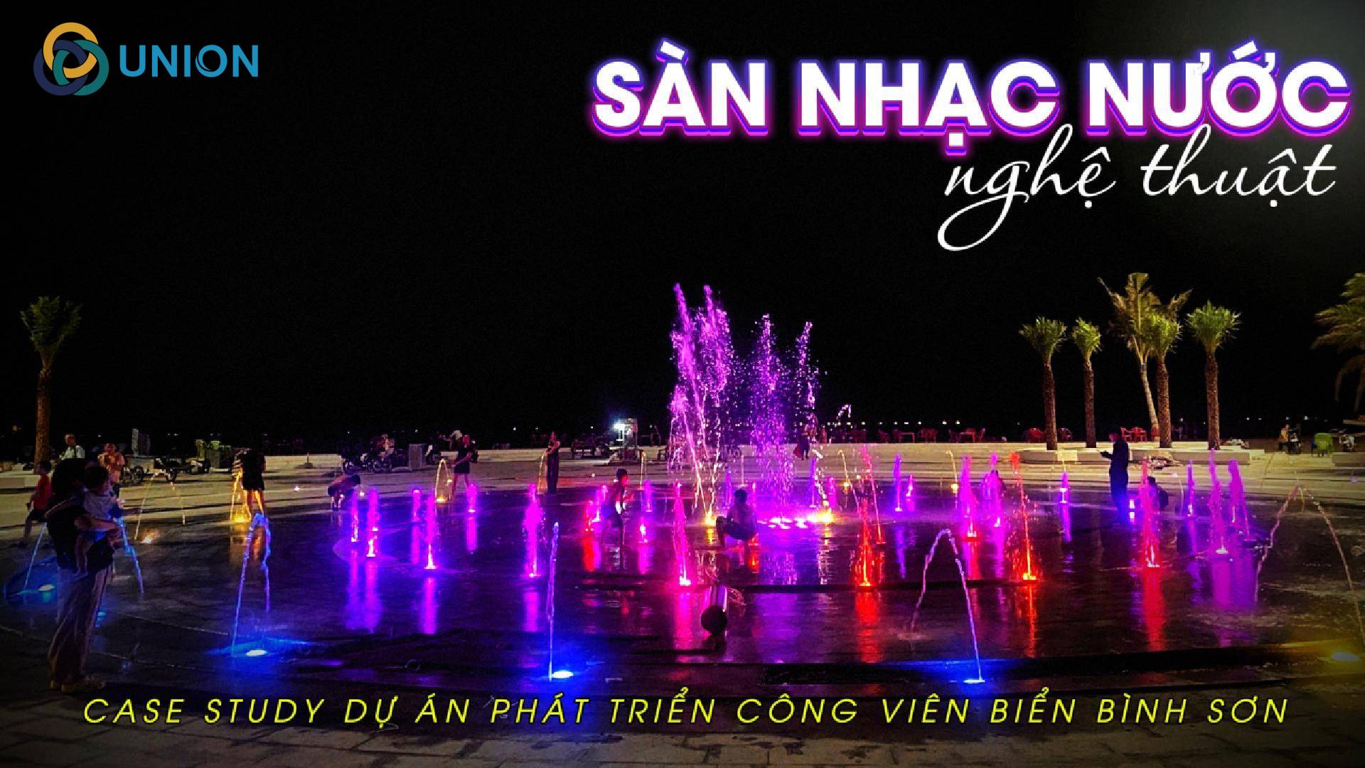 Toàn diện bản vẽ thiết kế dự án sàn nhạc nước công viên biển Bình Sơn