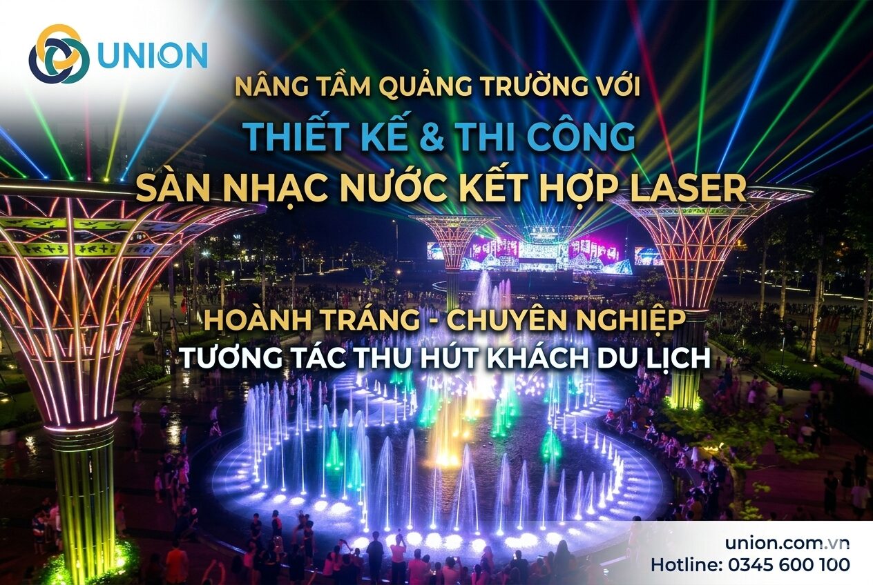 Sàn nhạc nước tương tác thu hút khách du lịch tại quảng trường