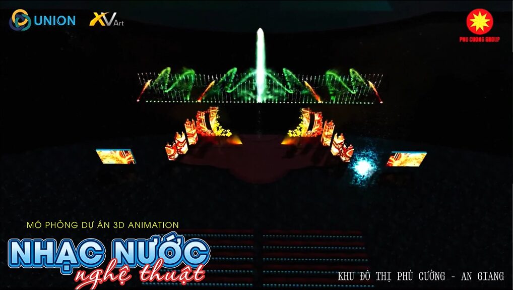 Mô phỏng nhạc nước nghệ thuật thông qua 3D animation để tăng tính trải nghiệm đến đối tác - khách hàng