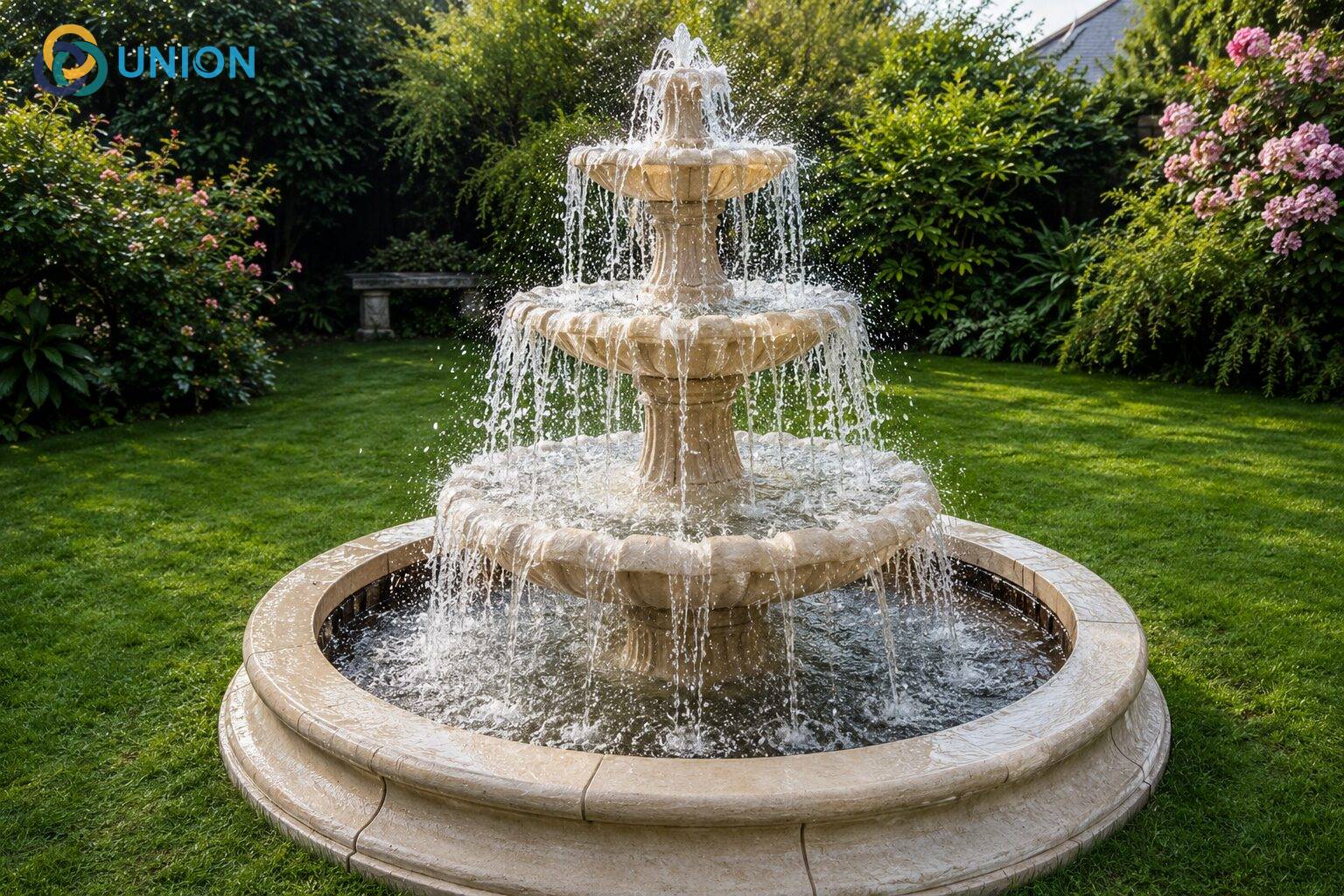 Nên chọn loại hình nhạc nước nào cho dự án của bạn? Checklist 7 tiêu chí - UNION Dai-phun-nuoc-tang-tran-Overflow-Tiered-Fountain