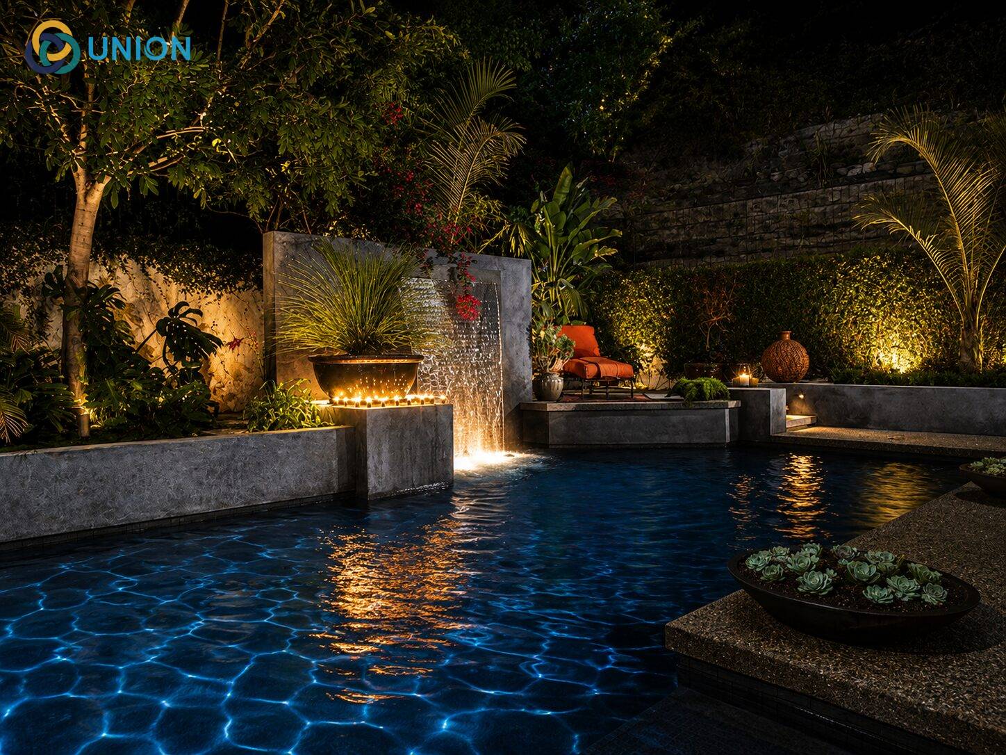 Thiết kế nhạc nước resort cao cấp: Giải pháp nâng tầm cảnh quan và trải nghiệm khách hàng - UNION Nhung-vi-tri-nen-bo-tri-nhac-nuoc-trong-resort