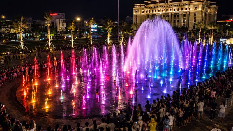 san nhac nuoc dry fountain - UNION