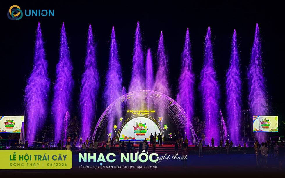 Trình diễn nhạc nước trong lễ hội văn hóa địa phương: Từ kể chuyện đến tạo dấu ấn du lịch - UNION recap le hoi trai cay dong thap 3 - UNION