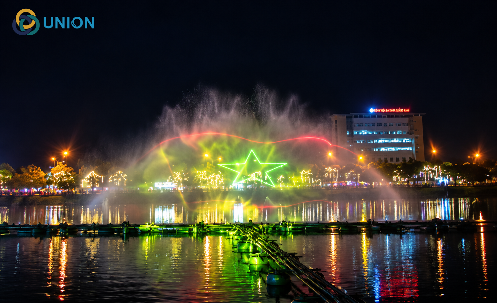NHẠC NƯỚC NGHỆ THUẬT TAM KỲ – 120 NĂM - UNION Thi-cong-ket-cau-noi-cho-he-thong-nhac-nuoc-dai-36-met-tai-Ho-Nguyen-Du